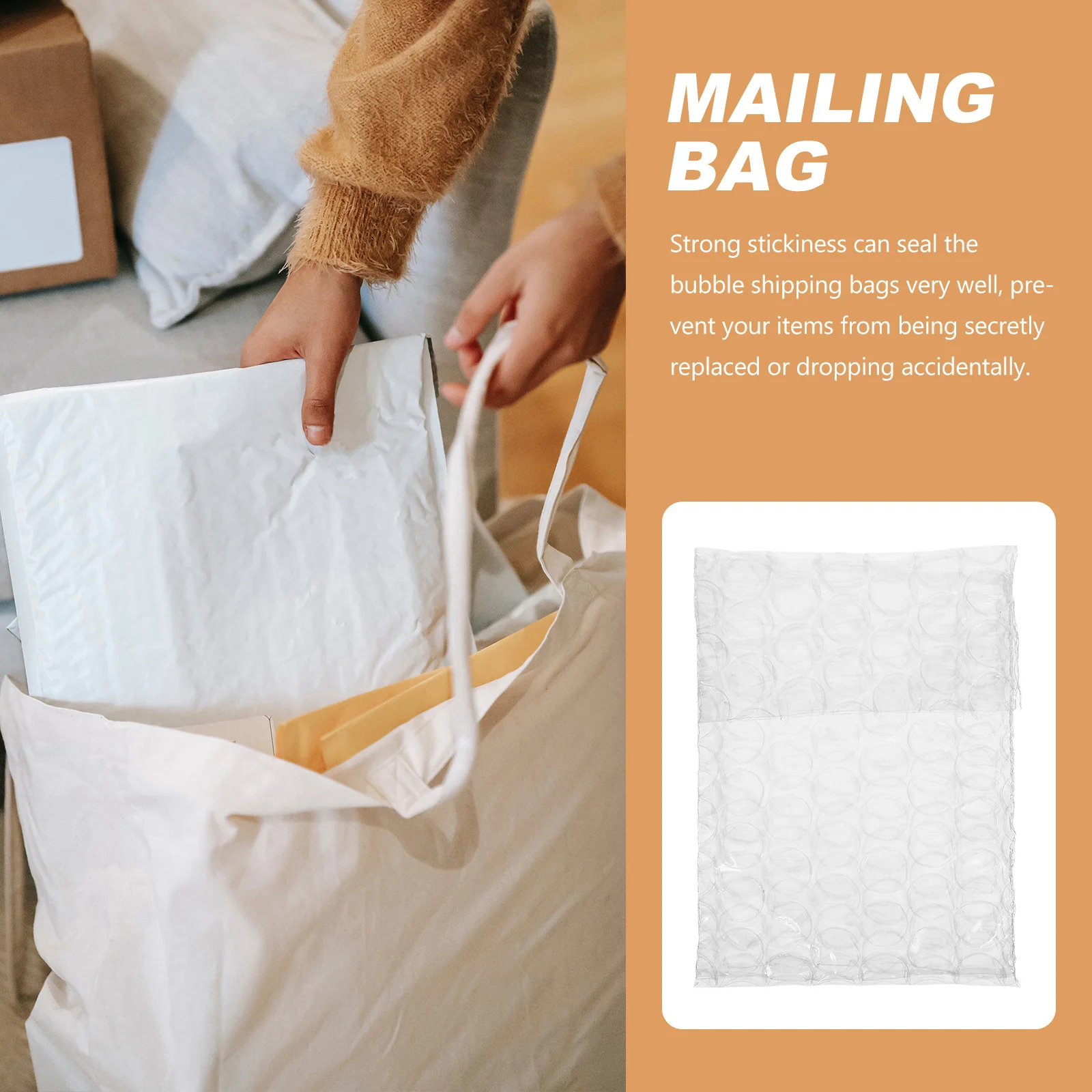 

50pcs Plastic Mailers Shockproof Tear-Resistant Padded Envelopes For Jewelry Socks Handmade Products Shipping Supplies Packaging