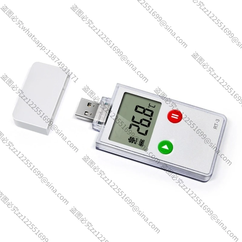 Suitable for USB Temperature Recorder Cold Chain Transportation, Automatic Data Thermometer RT-3 for Refrigerated Trucks