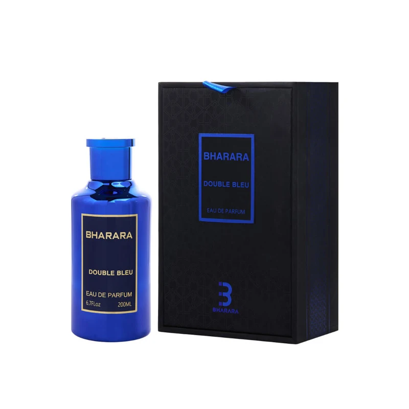 

Bharara Double Bleu men Eau De Parfum Spray 6.7 oz Fruity aromatic notes Long-lasting fragrance