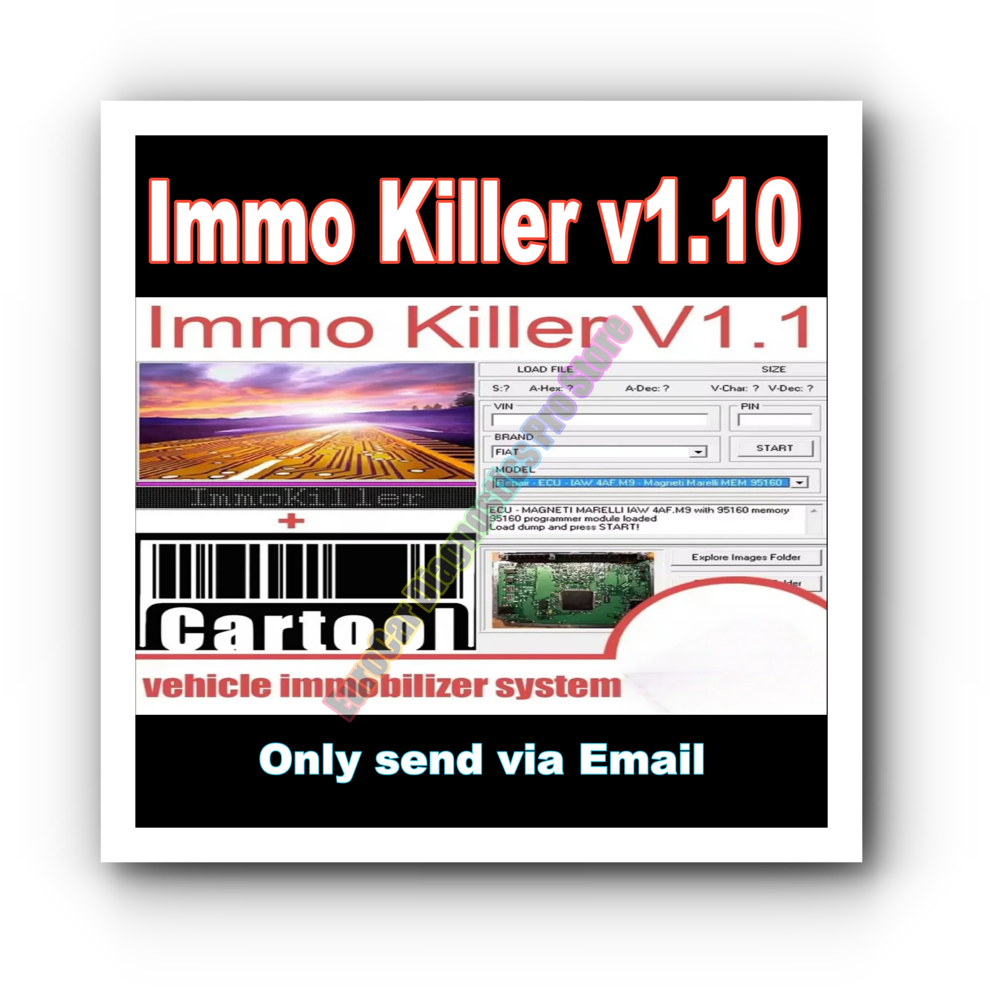 

IMMO off Software ImmoKiller V1.10 ECU Programmer IMMO SERVICE TOOL V1.2 2 in 1 for Windows XP 7 8 10 2024 Hot Sell