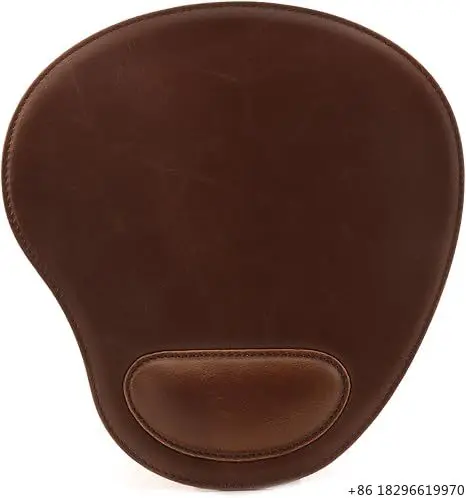 Customized Wholesale Pu Leather Mouse Pad With Logo Wrist Rest Mouse Pad