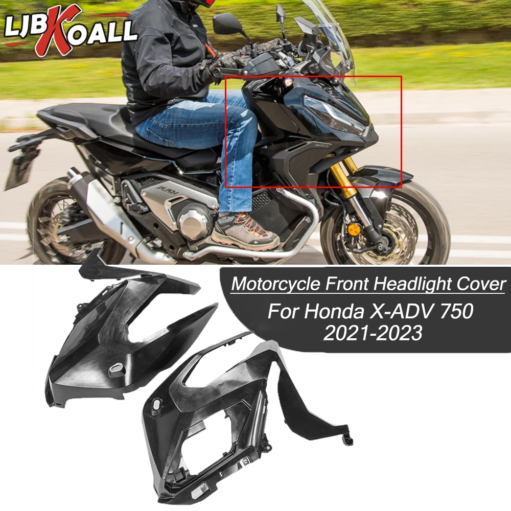 X-ADV750 2021 Motorcycle Headlight Cover Front Fairing Windshield For Honda XADV X-ADV 750 X ADV 750 2022 2023 Frame Protection