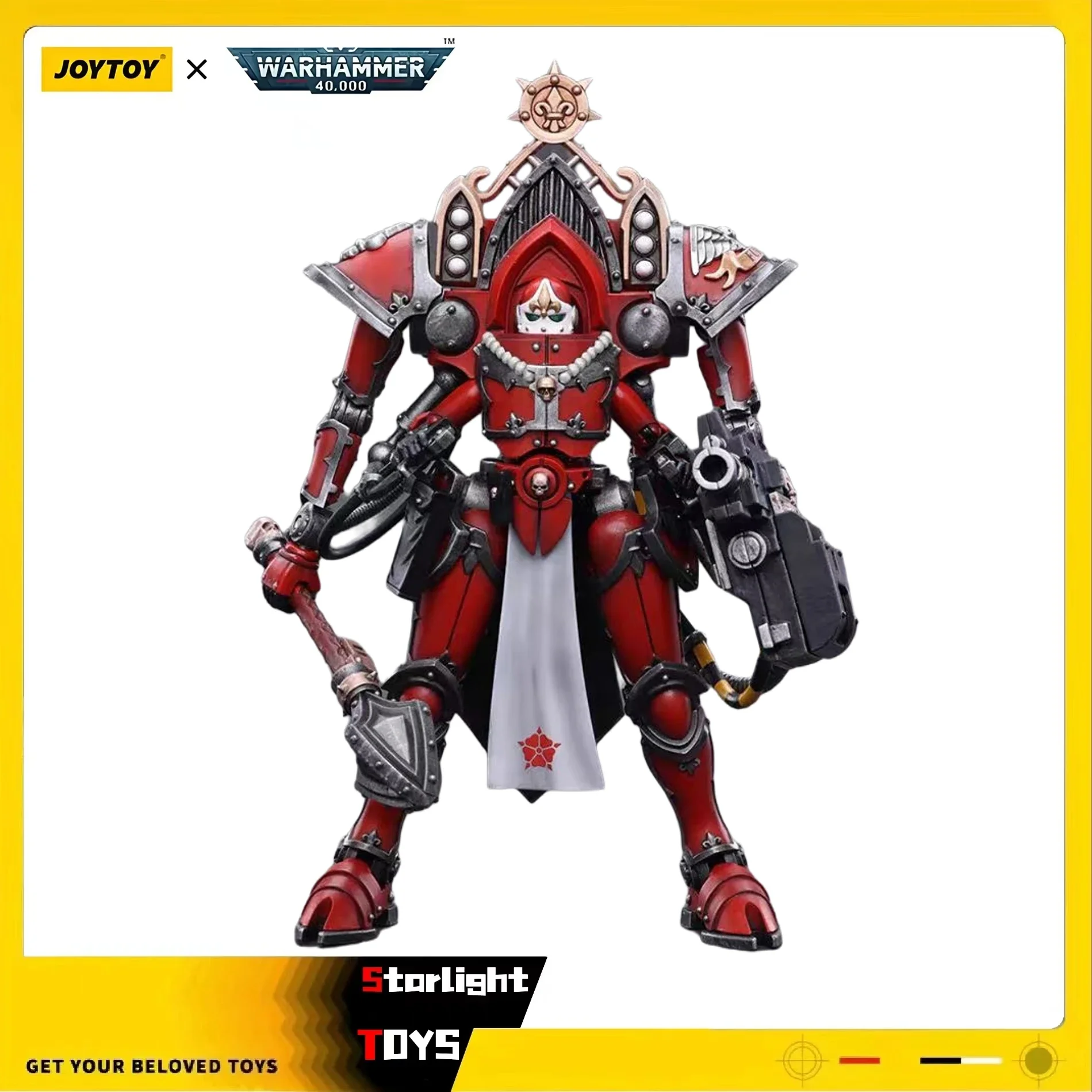 

JOYTOY Warhammer 40K Adepta Sororitas Paragon Warsuit Sister Merewal Model Toy Gift 1/18 Action Figure