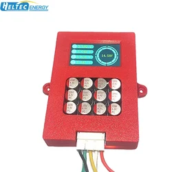 Heltecbms 4s 6s 8s Active balancer with voltage display TFT Lipo/lifepo4 battery voltage tester 4s 5a energy transfer equalizer