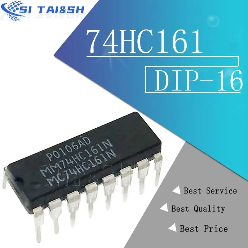 10pcs/lot TC74HC161AP 74HC161 DIP IC DIP16 counter new original