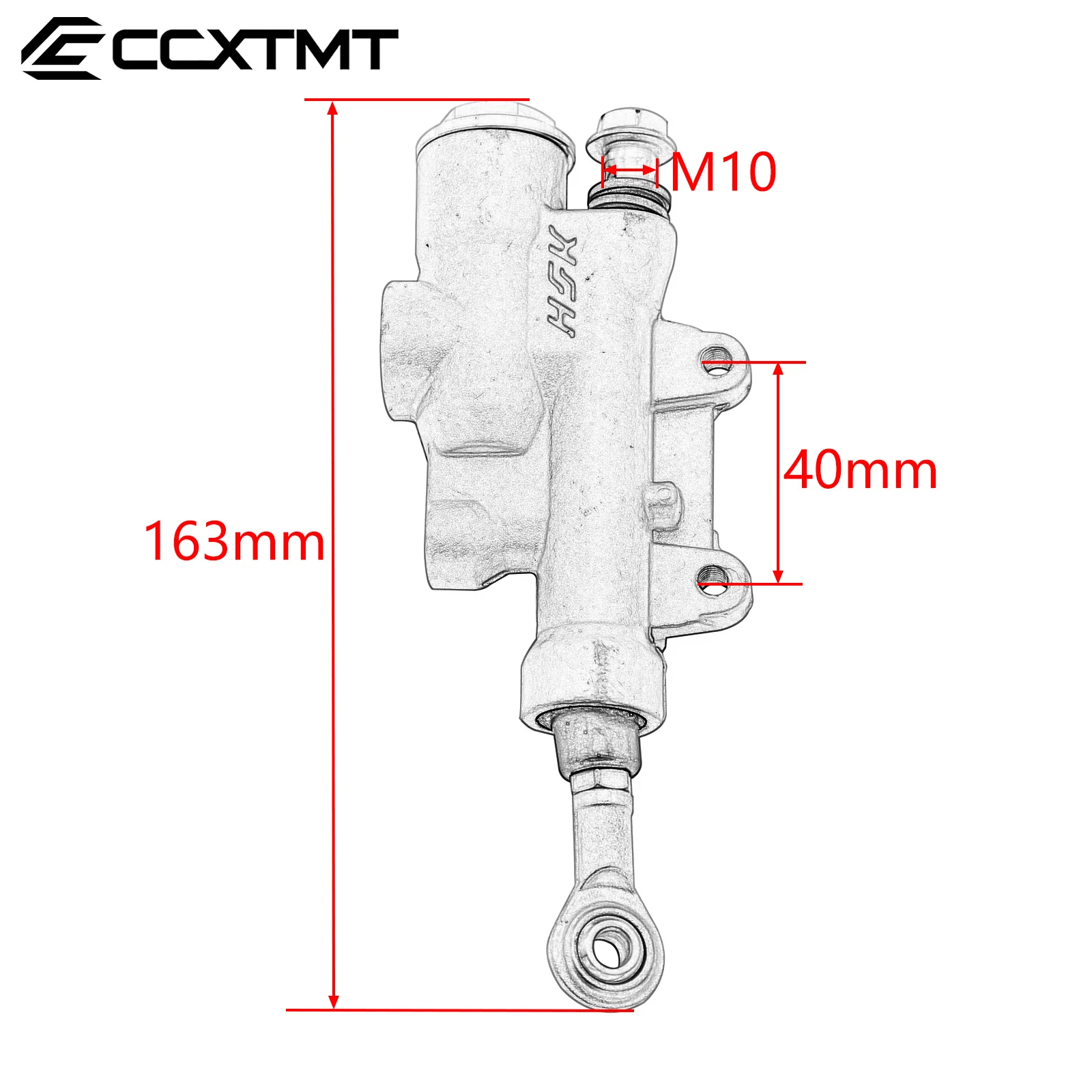 Motorcycle Rear Brake Master Cylinder Pump For KTM SXF XCF EXC EXCF XC SX TPI 530 500 450 400 350 300 250 200 150 125 2004-2023