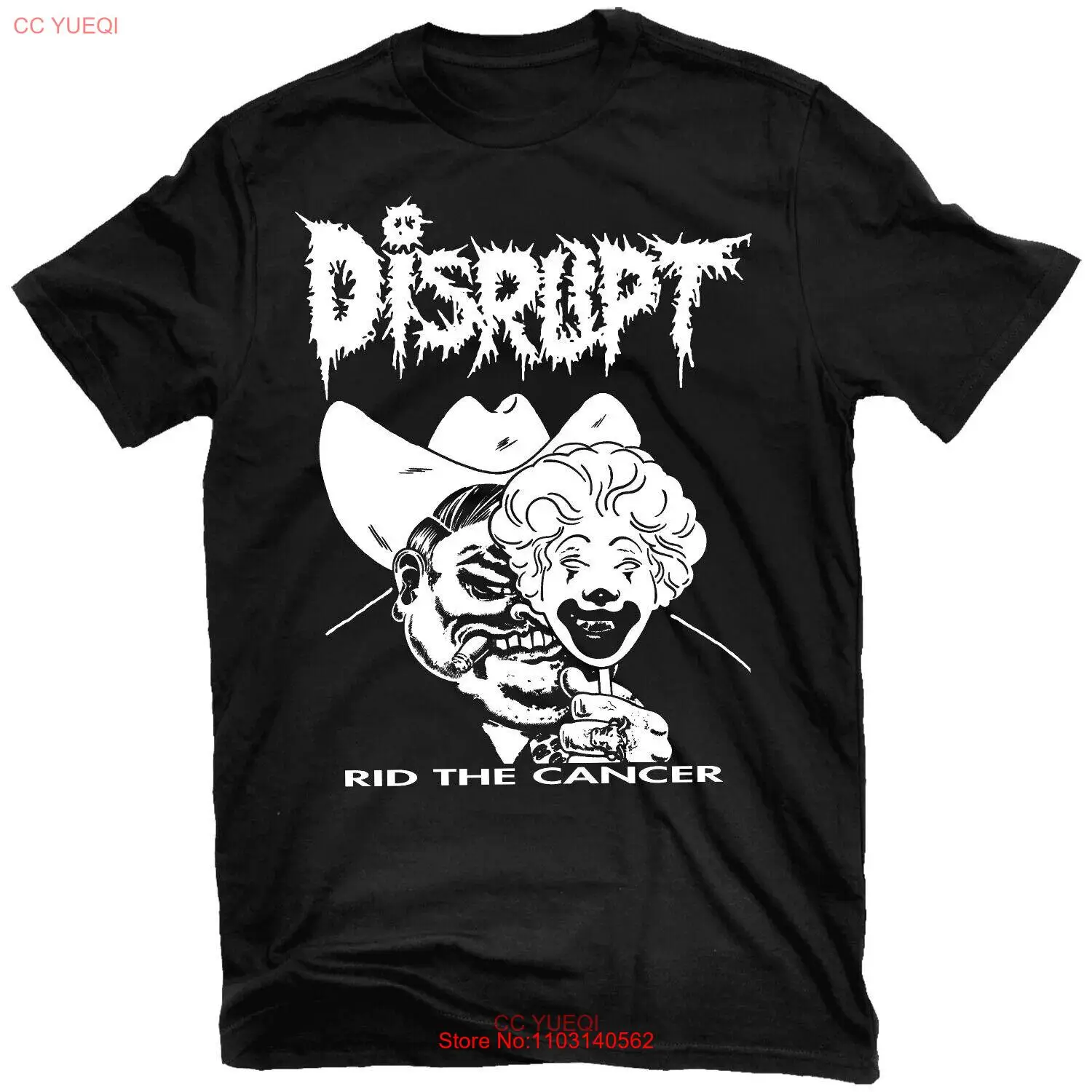 DISRUPT Rid The Cancer T-Shirt NEW! Relapse Records TS4803