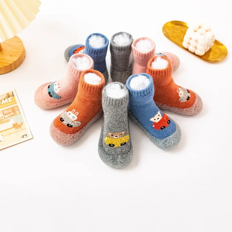 2026 Baby Socks Shoes Infant Color Matching Cute Kids Boys Shoes Doll Soft Soled Child Floor Sneaker Toddler Girls First Walkers