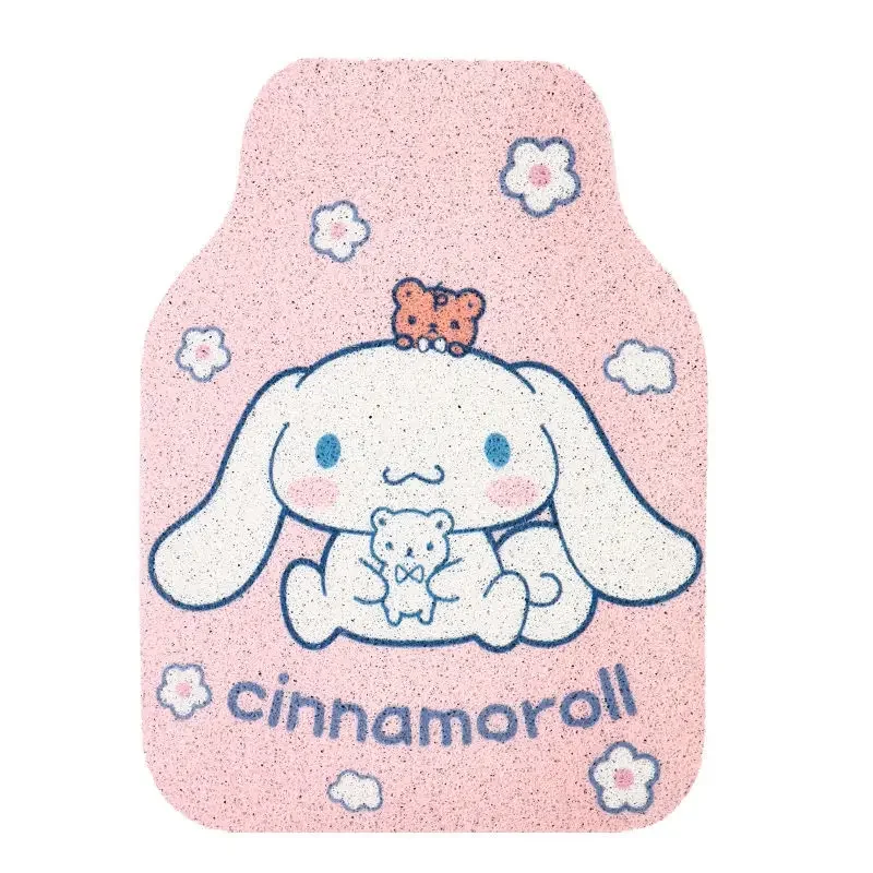 Mymelody Car Floor Mat Pvc Car Interior Anti-dirty Sanrio Kuromi Cinnamoroll Kawaii Cute Mat General Car Protection Mat