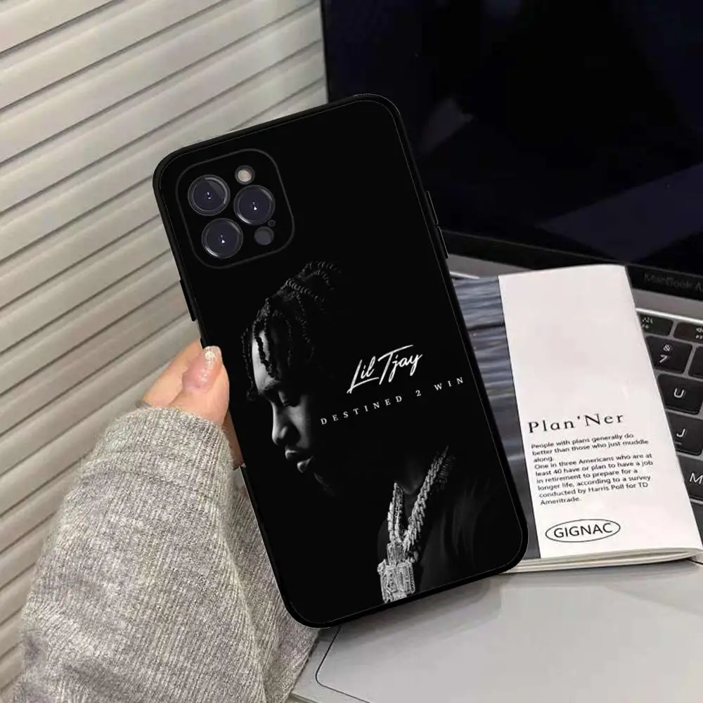 Funda de silicona suave para teléfono móvil, carcasa de rapero Lil Tjay para iphone 15 14 13 12 11 Pro Mini XS MAX 8 7 6 Plus X XS XR