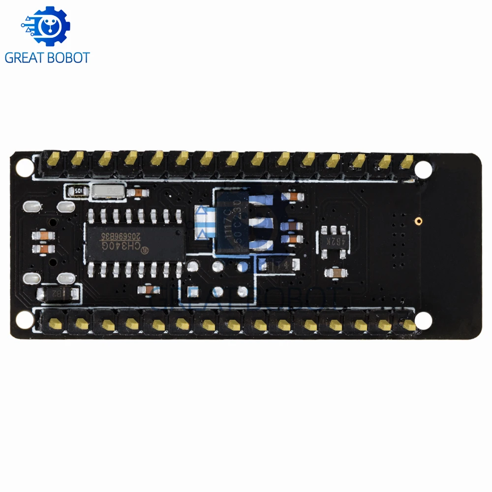 EGBO RF-Nano for Arduino Nano V3.0, Micro USB Nano Board ATmega328P QFN32 5V 16M CH340, Integrate NRF24l01+2.4G wireless