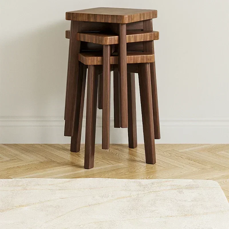 Stool Dining Table Furniture Floor Dining Chairs High Stools Can Be Stack Simple Durable Table Nordic Sillas