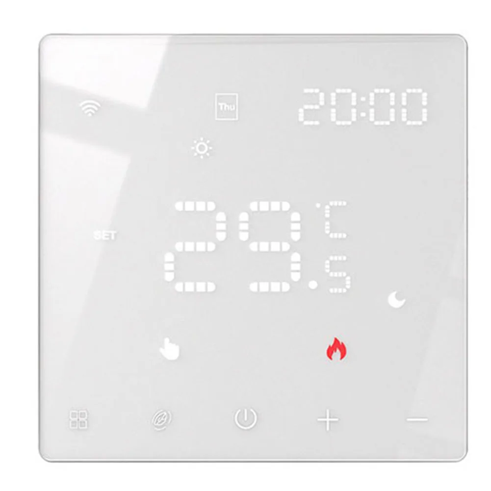 For Zigbee Thermostat for Floor Heating with For tuya Voice Control Weekly Programming and Flexible Temperature Display