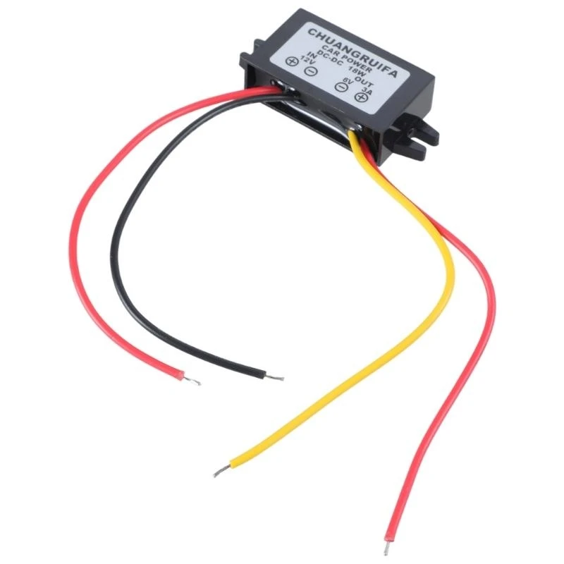 

Y51A Водонепроницаемый преобразователь 12V Установлен до 6 В 18 Вт 3A для для источника питания N