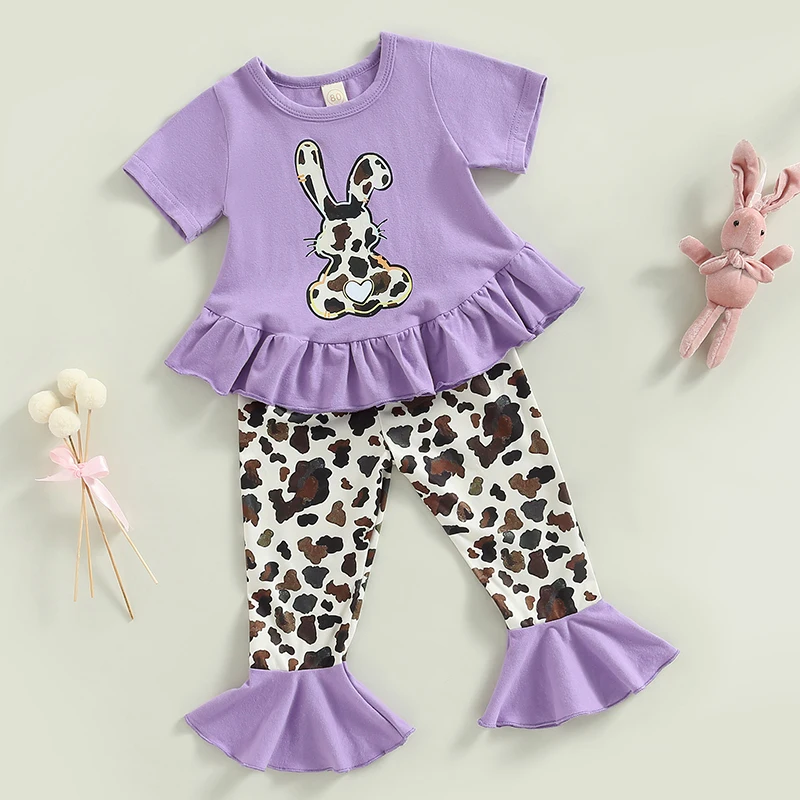 Conjuntos de verano para niñas, sin mangas, estampado floral, volantes, tops y pantalones cortos, conjunto de ropa informal para niños pequeños para jugar