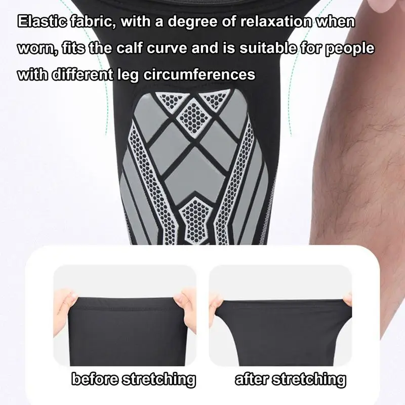 Shin Guards Soccer Adult Non-slip Shin Sleeves For Football Football Shin Splint Protection Thickened Compression Sleeves For