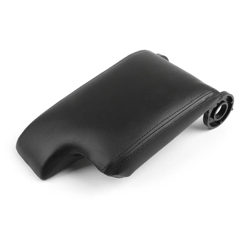 

Black Leather Armrest Center Console Lid Cover For BMW E46 3 Series 1998-2006 Black Replacement Accessories