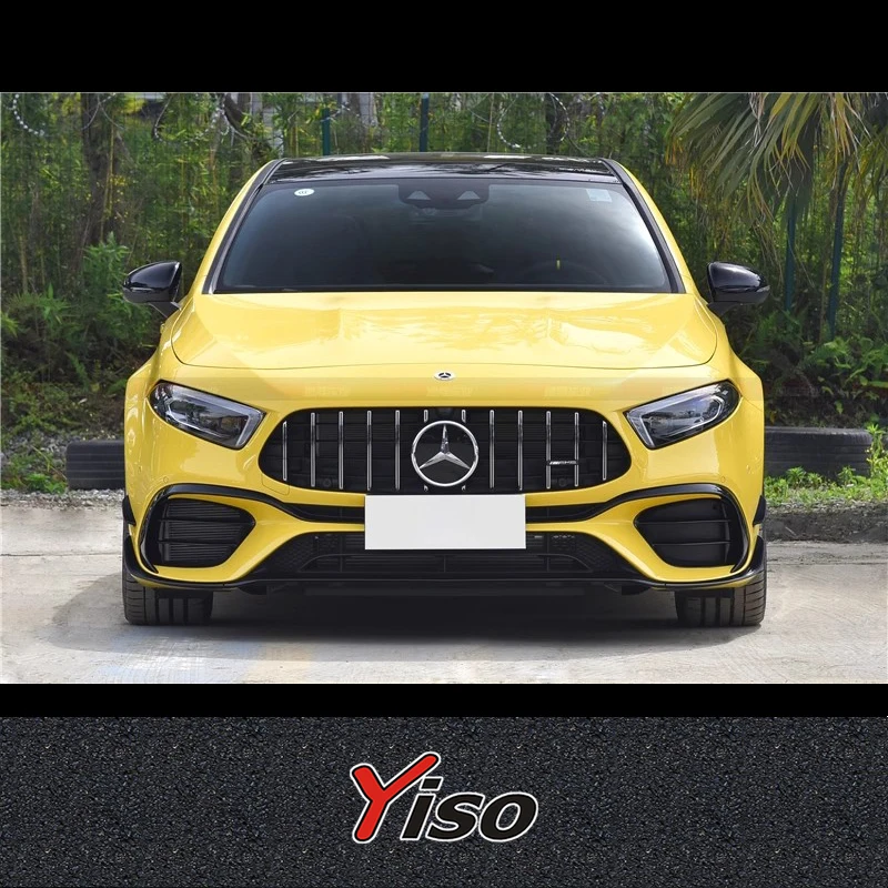 

Suitable for Mercedes A-Class A45s Front Lip carbon fiber Modified encirclement W177 OEM carbon fiber Front shovel jaw Front Lip