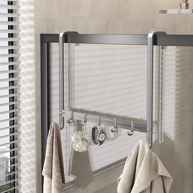 Wear Resistant Robe Hooks Waterproof Bathroom Accessories Rust Proof Wall Coat Racks Strong Load Bearing Hanging Hooks Home