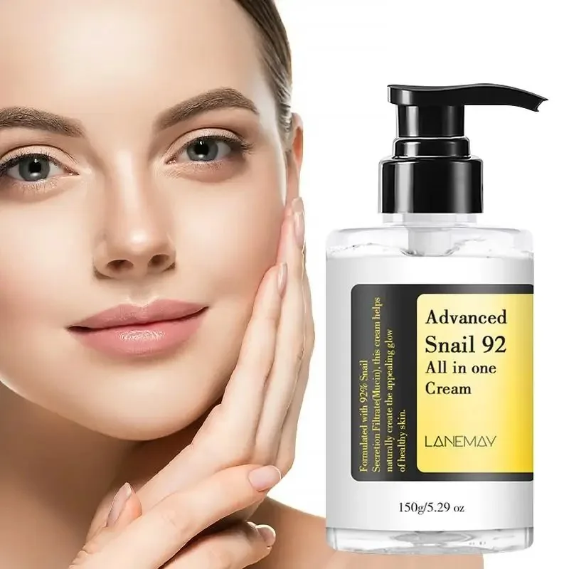 

Snail 92 All In One Cream Essence Gel Long-lasting Moisturizing Nourishing Gentle Firming Skin Repair Delicate Smooth 150g