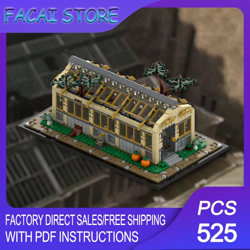 

Movie Model Moc Building Bricks Modular Greenhouse Expansion Technology Block Famous Scene Christmas DIY Toy Construction Gift