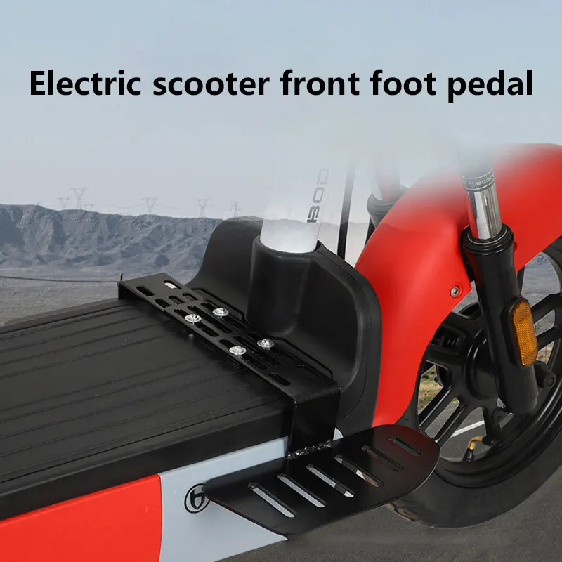 Widen Front Foot Pedal Foot Rest for Motorcycle Electric Scooter Bike Vehicle Modification DIY Set Upgrade Accessories Parts