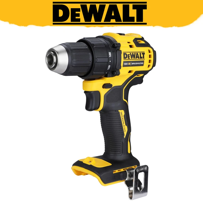 DEWALT Original DCD708 Atomic 20V MAX Brushless Cordless Drill 1/2-Inch Compact Drill Mini Power Screwdriver Electric Tools