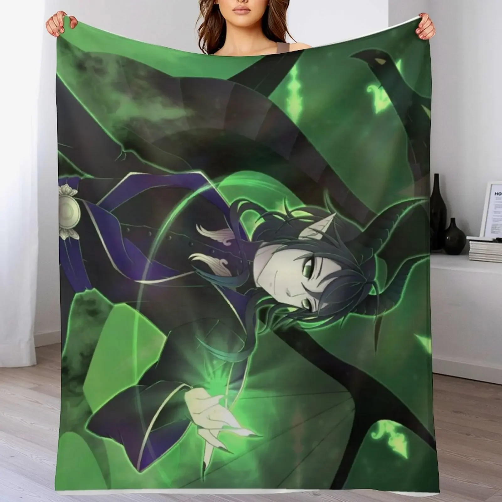 

Malleus Draconia Throw Blanket Ultra Plush Cozy Blanket for Napping Sleeping