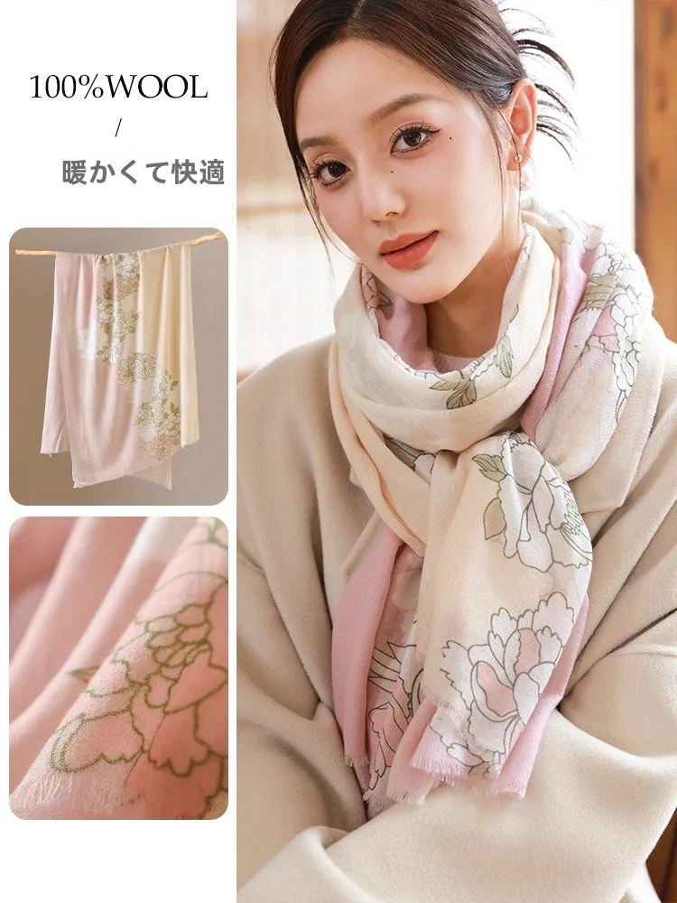 Echarpe-en-pure-laine-legere-pour-femme-nouvelle-collection-2025-protection-contre-le-froid-echarpe-en-soie-de-cachemire-sensation-haut-de-gamme-hiver