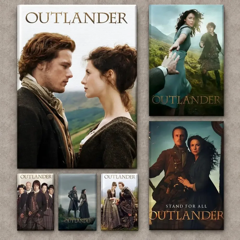 O-outlander Tv Series Painting Calligraphy Framed Canvas Wall Art Gallery Wrapped Ready To Hang Living Room Bedroom Home Decor