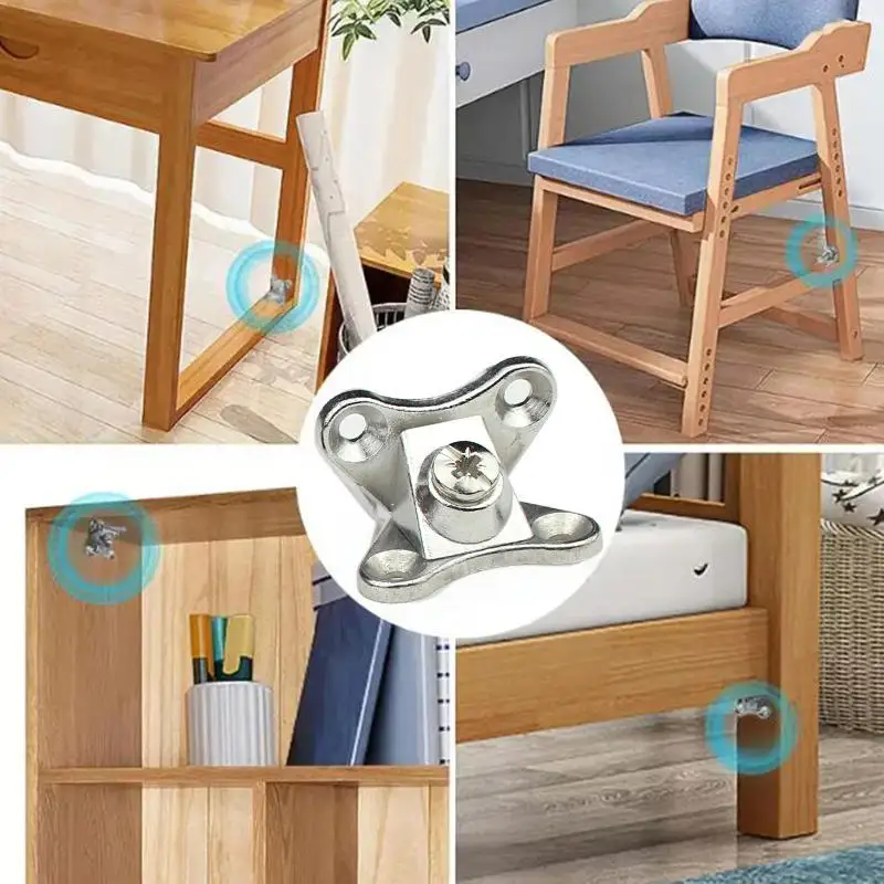 10 قطعة/الحزمة فراشة الزاوية رمز انفصال فراشة هدفين سبيكة الزاوية اليمنى L قوس السحابة دعم موصل للخزانة #3