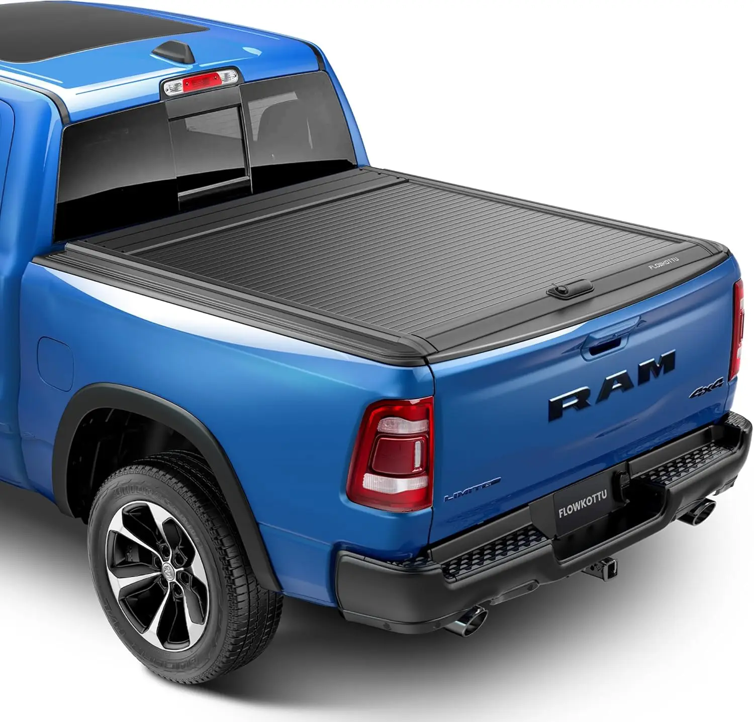 

Flowkottu Retractable Hard Tonneau Cover Fits 2009-2026 Dodge Ram 1500 5'7'' Truck Bed (Classic & New Body)| No Fit W/RamBox or