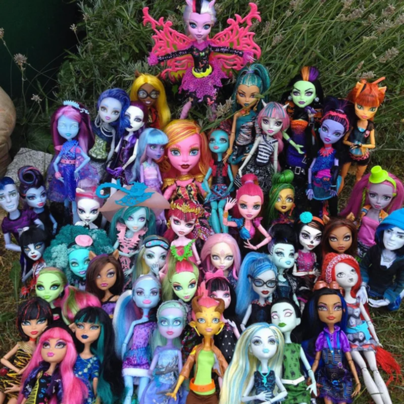 

Подлинная новая кукла Monster High Series, коллекционная фигурка Clawdeen Wolf Cleo De Nile Draculaura, коллекция фигурок, модель, нарядные игрушки
