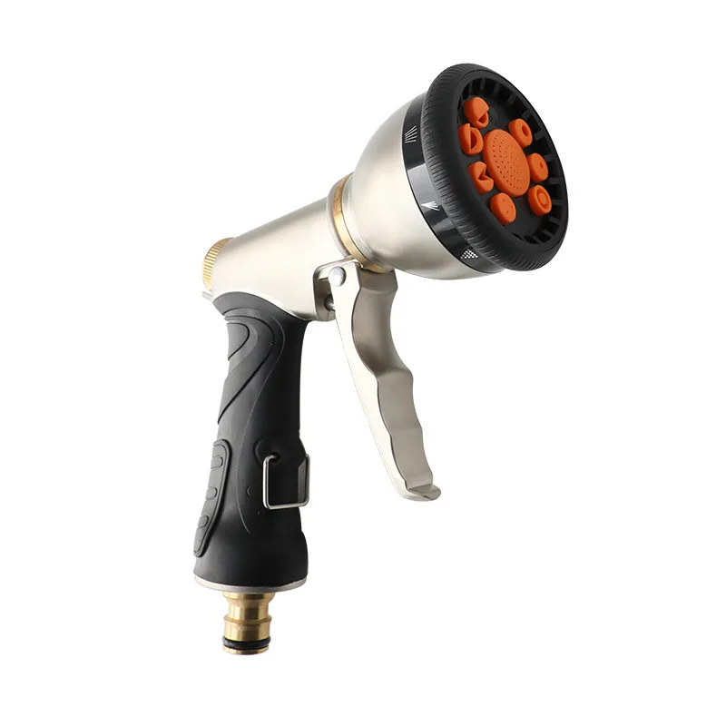 Pistola de agua para lavado de coches doméstica, boquilla metálica, pistola de agua de alta presión para lavado de coches, pistola de agua para lavado de coches Wonder, pistola de agua para riego de flores