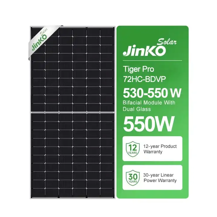 Customization Jinko Monocrystalline PV Solar Panel 545W 550 Watt 575Watt 585W 600 Watt Tiger Pro Neo N-type Solar Panels for Sol