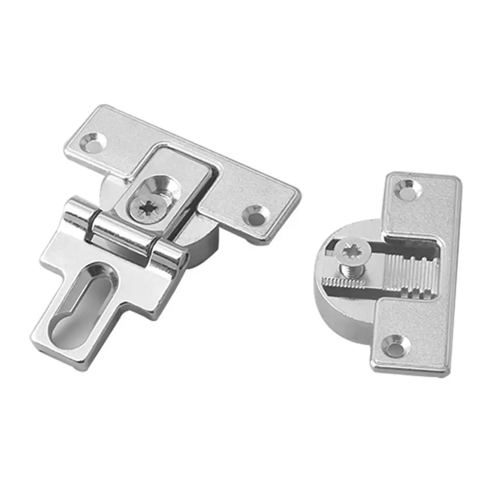 Hardware Invisible Cabinet Door Flap 180 Degrees Self-Supporting Hidden Hinge Folding Hinges