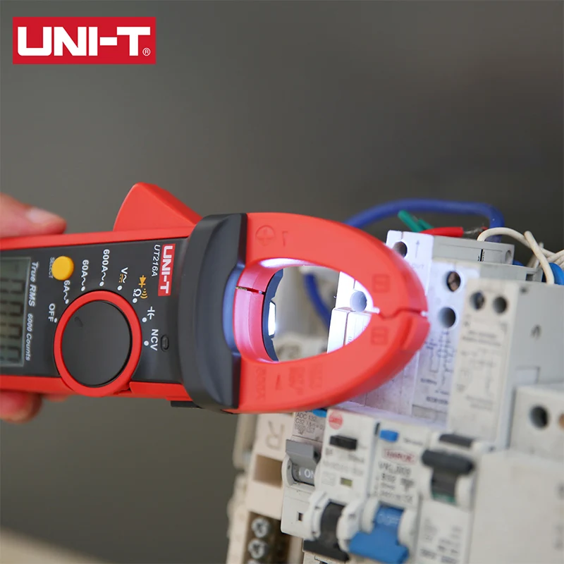 UNI-T UT216C 600A True RMS Digital Clamp Meter AC DC Current Auto Range Multimeter NCV Non-Contact  Voltage Testing UT216A UT216