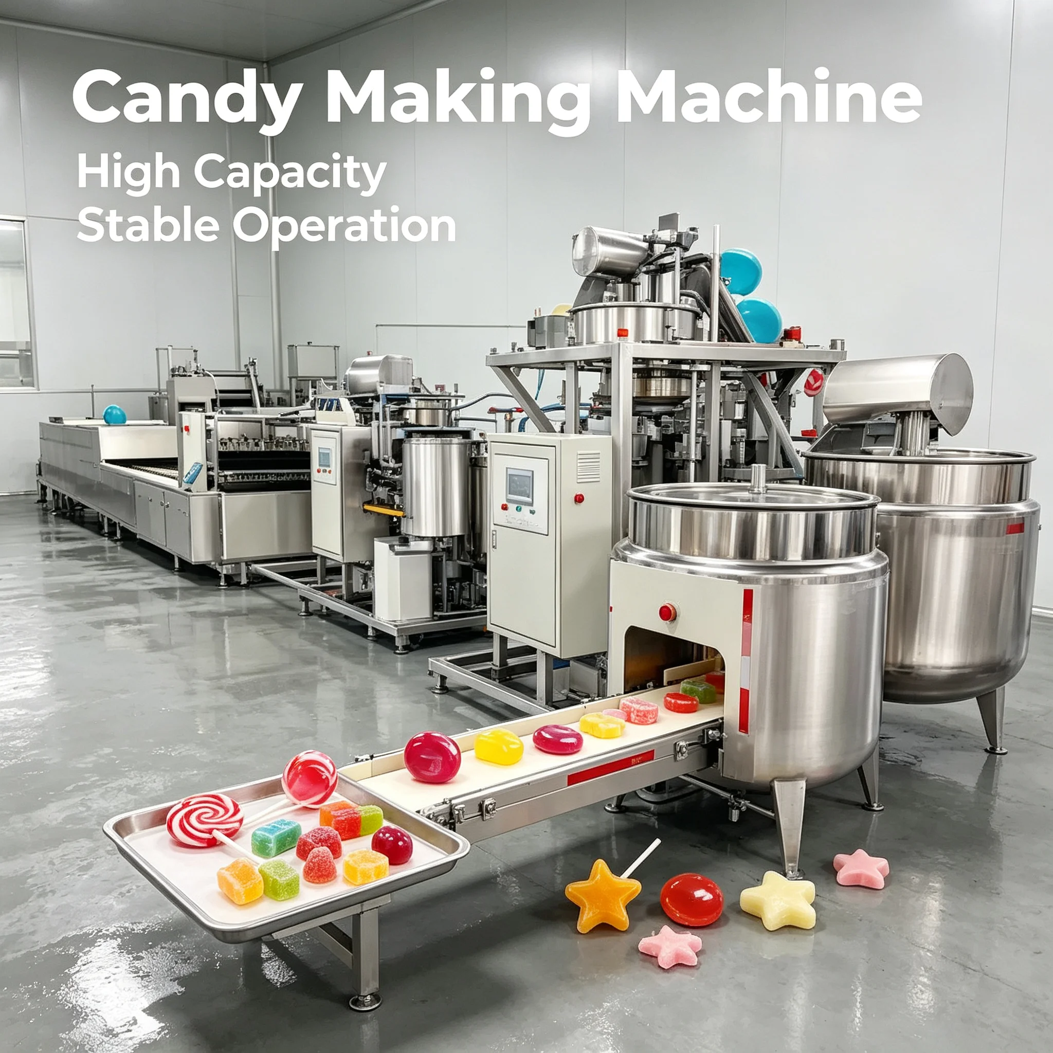 Center Filled Hard Candy Line Industrial Lollipop Molding Machine for Custom Candy Plant Use Customized