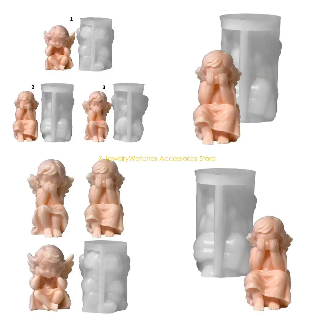 

Силиконовая плесень Angel для свечей ручной работы и подарков