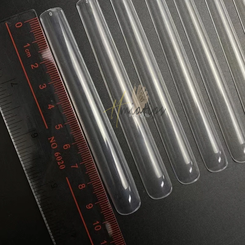 24pcs 10XL Extra Long Square Straight Full Cover Fake Nail Tips Clear Luxury Gel Press On Nails Manicure Salon Supply