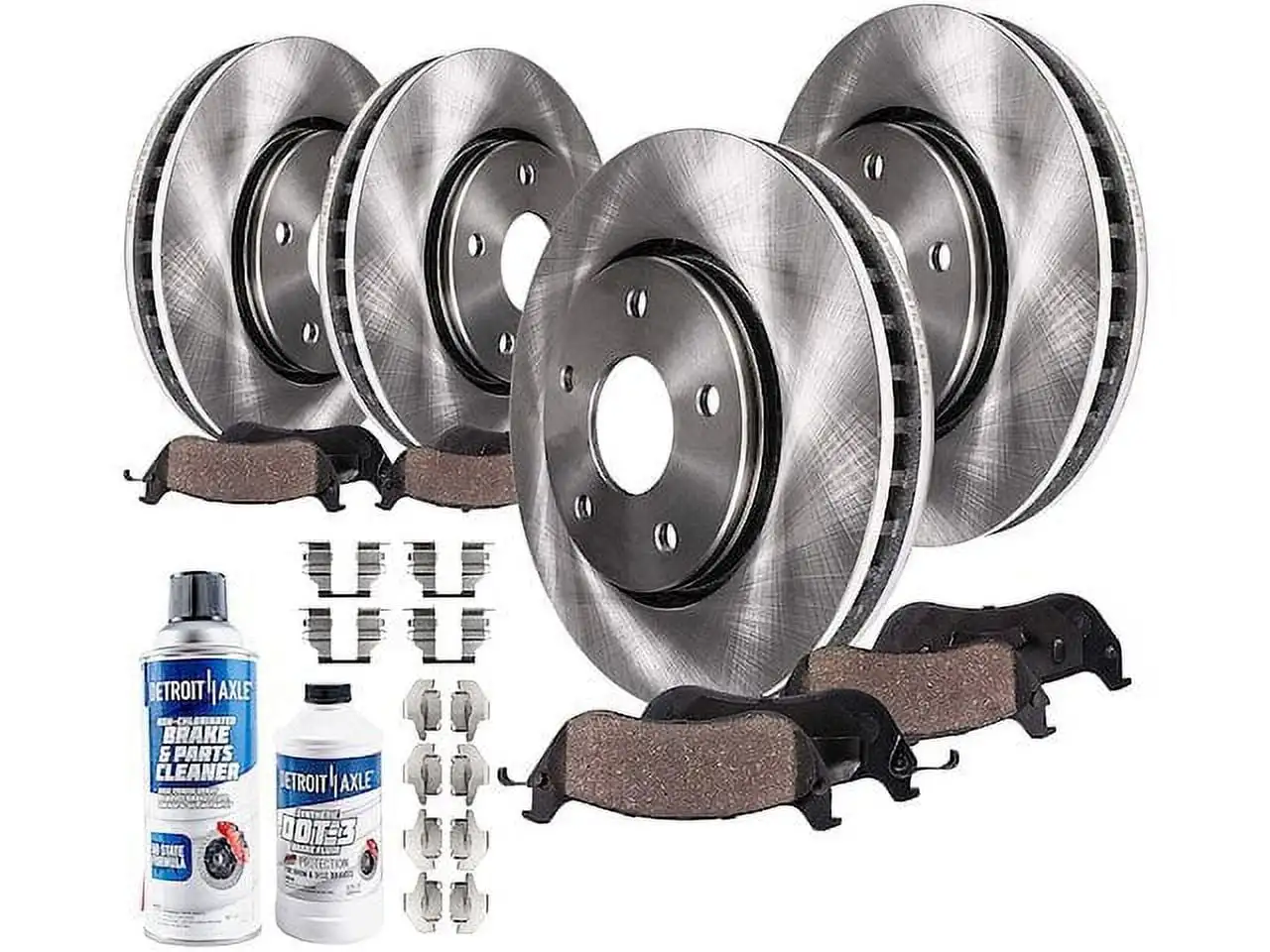 

Front and Rear Brake Pad and Rotor Kit - Compatible with 2011 - 2018 Jeep Grand Cherokee 2012 2013 2014 2015 2016 2017