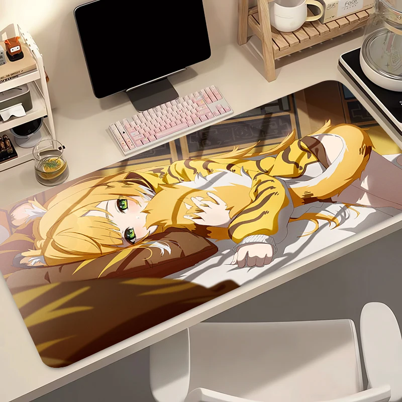 لوحة المفاتيح Zenless Zone Zero Ju Fufu ماوس الوسادة Kawaii أنيمي فتاة حصيرة مكتبية ألعاب الكمبيوتر ZZZ ماوس مكتب السجاد المنزل الجدول الوسادة #1