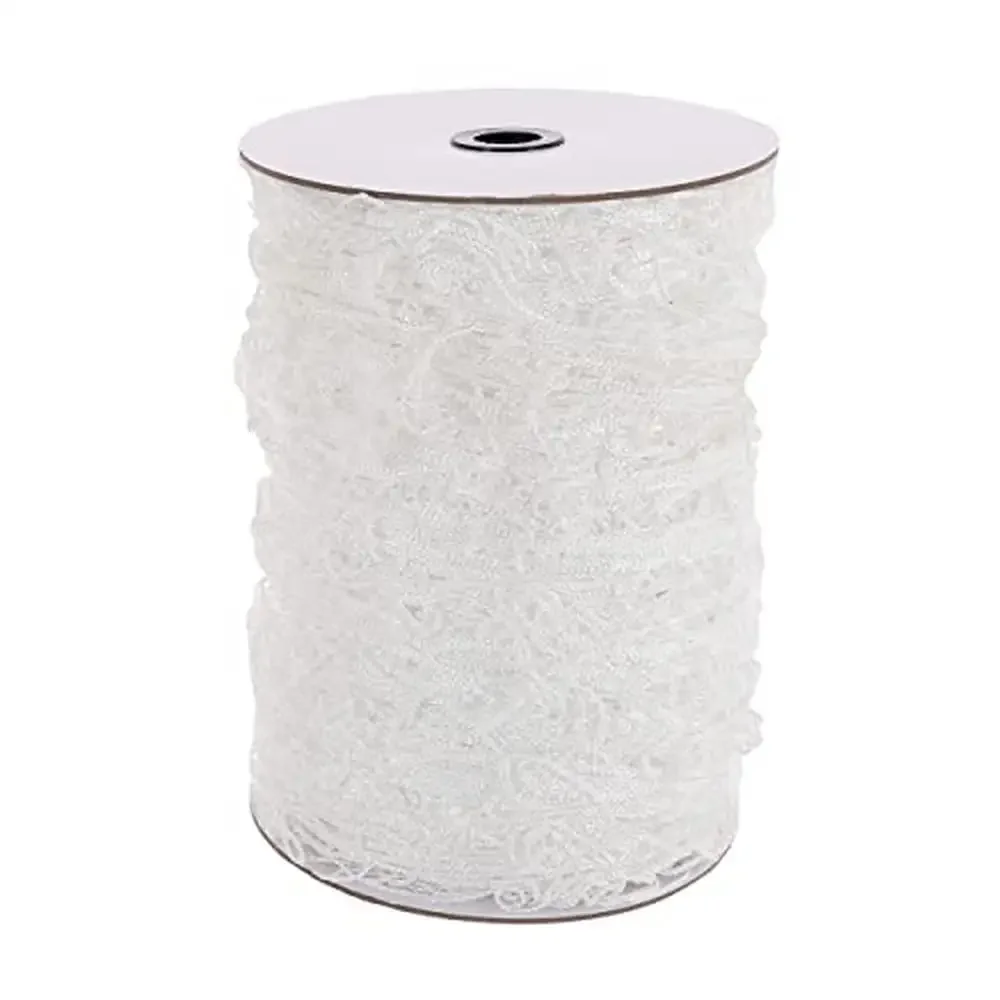 

Nylon plant netting trellis 5' x 350' roll Strong support garden & farm growth UV resistant A-frame & pole friendly White