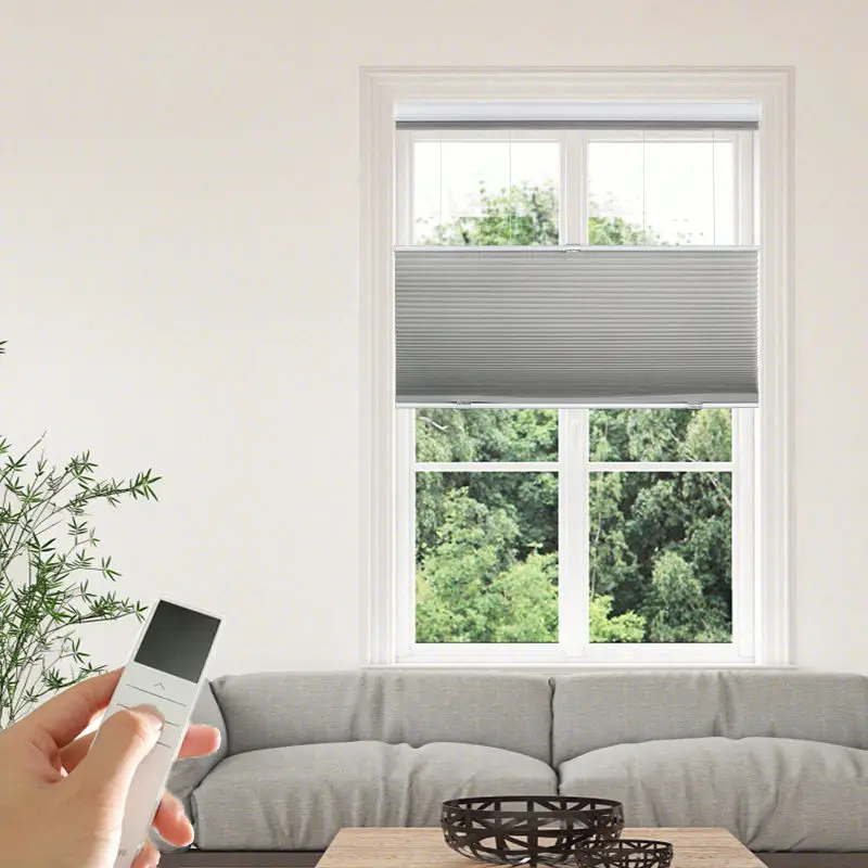 Office top down bottom up blinds. Natural light from top. Privacy at eye level. Reduce glare. Professional & functional. Order !