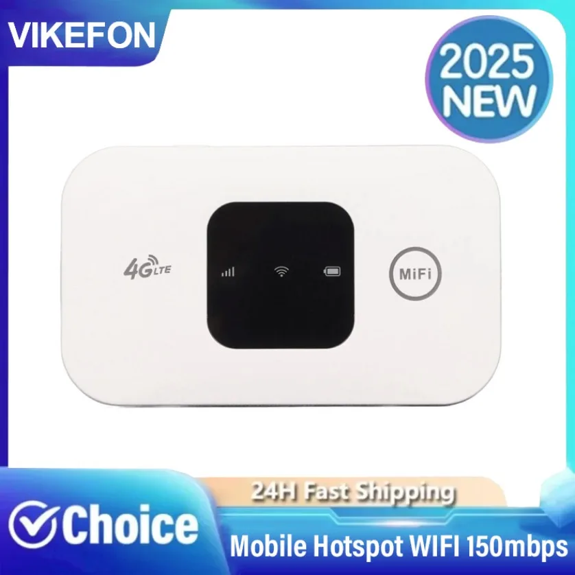 

with SIM Card Slot Hotspot Pocket 4G Lte Router Wireless Wifi 2100mAh Mobile Hotspot WIFI 150mbps for Outdoor Home Office Travel
