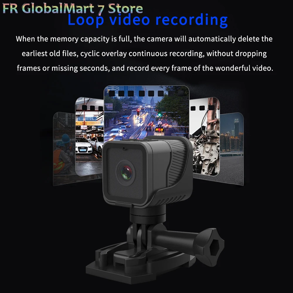 كاميرا رياضية صغيرة DV Action HD 1080P دراجة نارية خوذة كاميرا في الهواء الطلق فيديو DVR مسجل الصوت داش كام لسيارة دراجة
