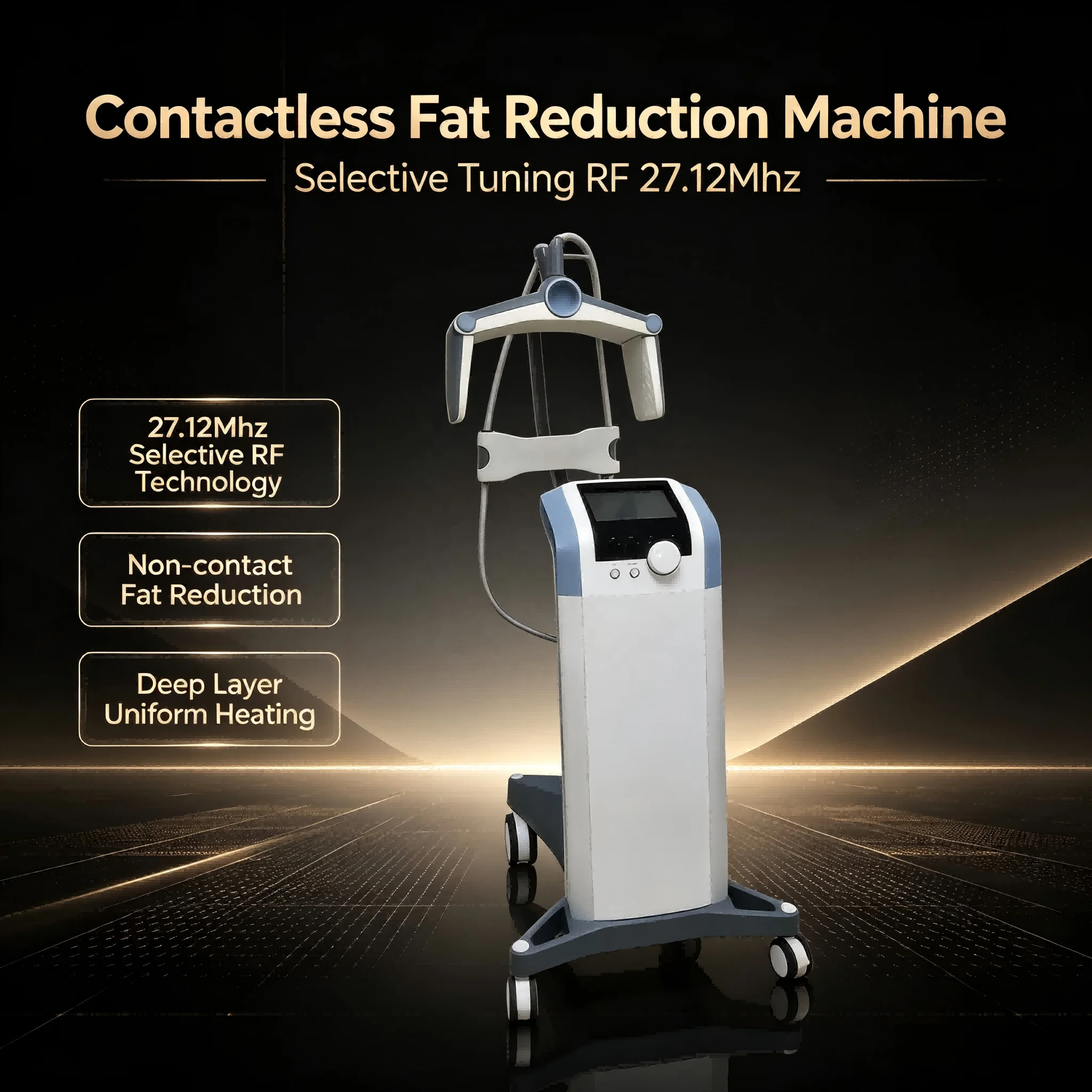 No Downtime Body Contouring 27.12Mhz Selective SCRF Deep Layer Uniform Heating Technology Non-contact Fat Reduction