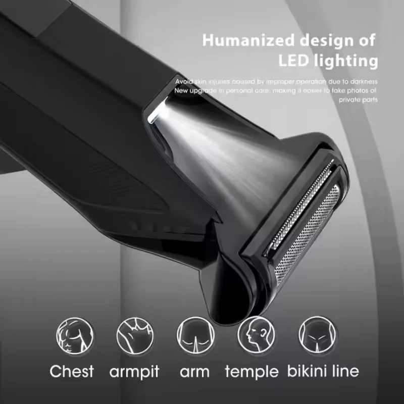 Xiaomi Youpin 3 IN 1 Ceramic Blade Hair Clipper Nose Hair Trimmer Painless Mens Body Ball Trimmer Rechargeable Electric Shaver