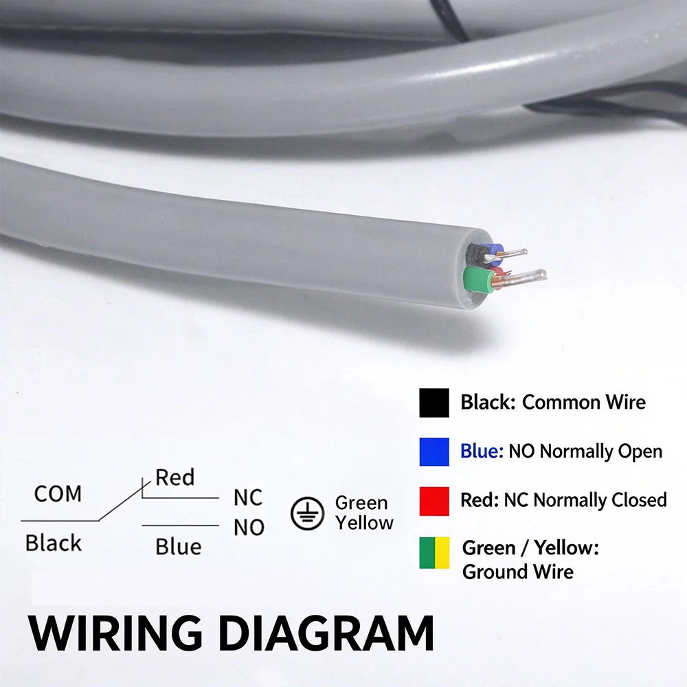 CZ Series IP67 Waterproof Micro Limit Switch 1NO 1NC With 3M Cable CZ-3112 / CZ-3102 / CZ-3101 For CNC And Industrial Automation