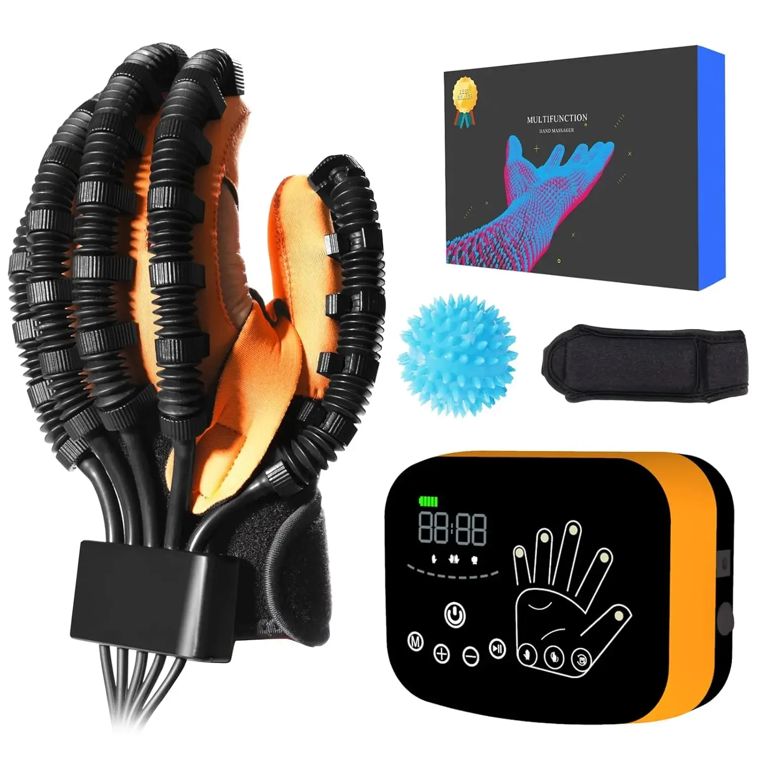 

Upgraded Rehabilitation Robotic Gloves for Hempiplegia Stroke Paralysis Arthriti Patient Physical Reabilitech, Finger and Ha